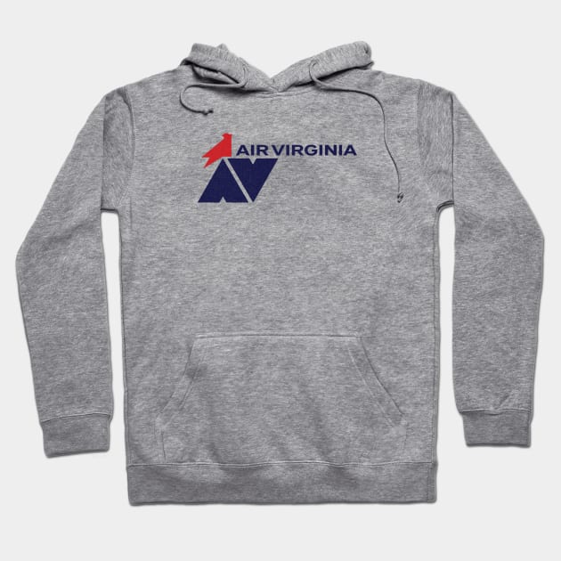 Retro Airlines - Air Virginia Hoodie by LocalZonly